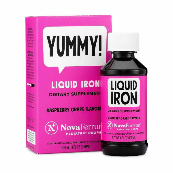 NovaFerrum Yummy Pediatric Drops Liquid Iron 120 ML-Çocuklar İçin Sıvı Demir Takviyesi