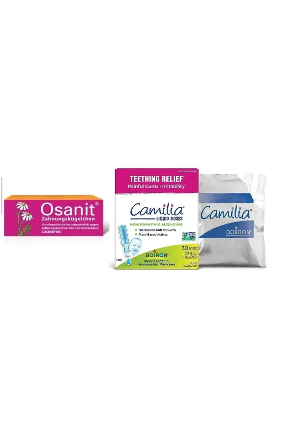 Osanit Diş Topları-Camilia Diş Çıkarma Serumu 5 Adet Jelatinli Deneme Paketi